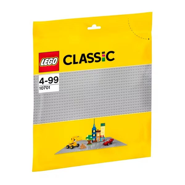 LEGO 11024 Siva podloga<br>38 cm x 38 cm