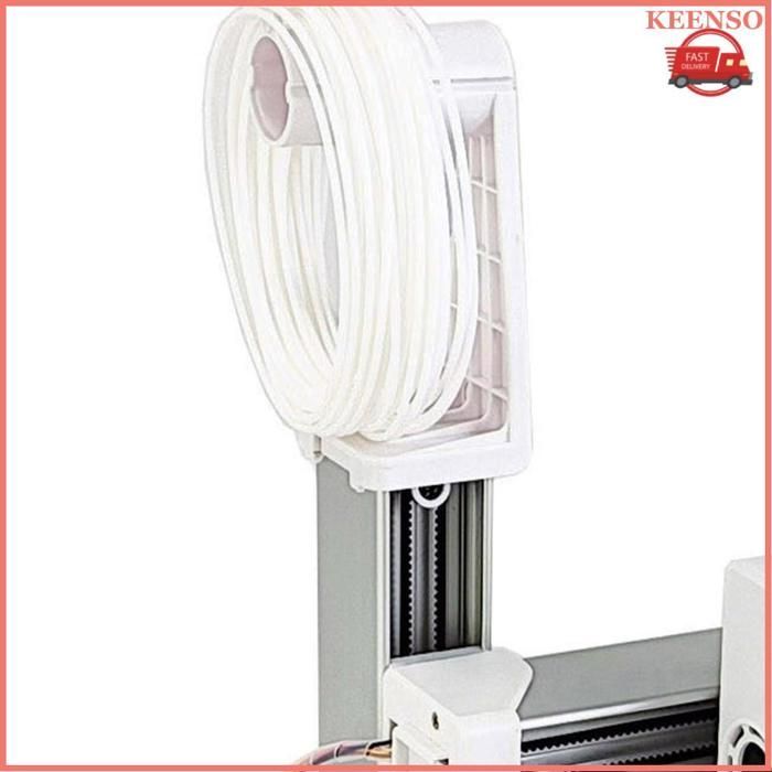 Impresora 3D pequeña KEENSO, impresora 3D de multiplexación por división de frecuencia, impresora de alto rendimiento, enchufe europeo, color blanco.
