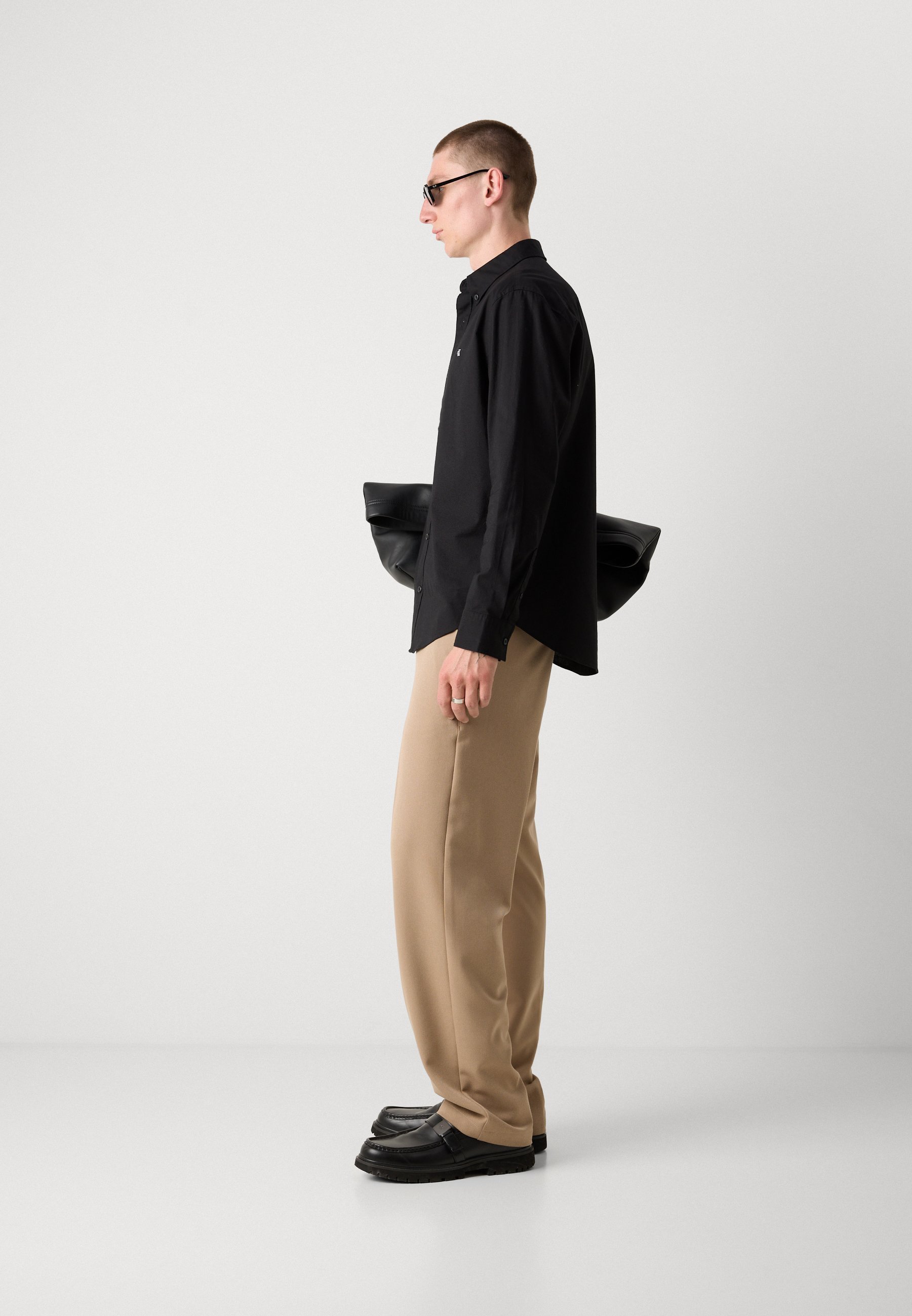 Calvin Klein Jeans SOLID CLASSIC SHIRT - Shirt - zwart