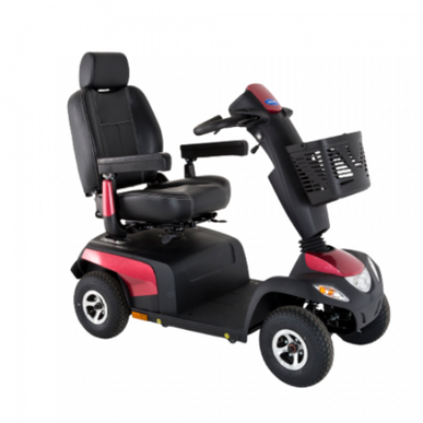 Invacare Orion Pro -sähköpotkulauta, punainen, 1 kpl.