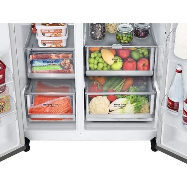 Réfrigérateur américain - LG - GSXV80PZLE - Inox - 635L - Door Cooling - WiFi