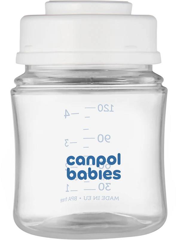 Conjunto de mamadeiras Canpol para bebês, mamadeira para armazenamento de leite materno