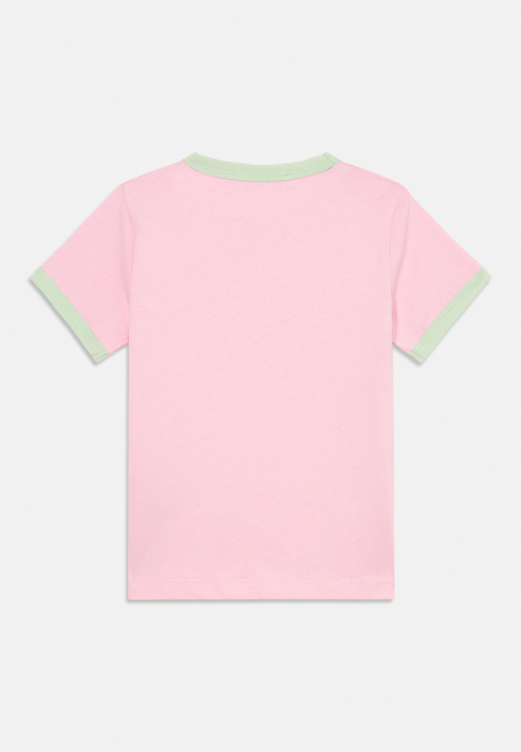 T-shirt imprimé Versace MEDUSA LOGO UNISEXE - rose pastel/menthe pastel