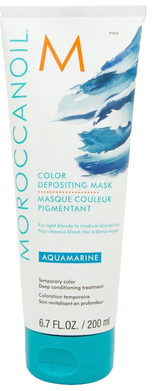 Maska u boji akvamarina Maske za kosu