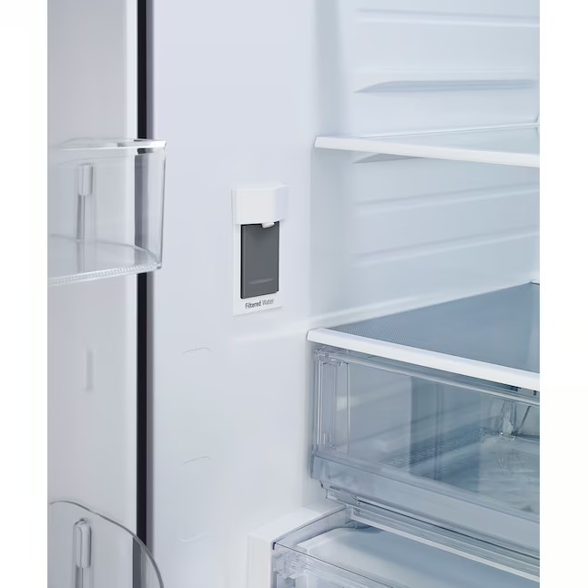 LG Counter-Depth MAX 26,5-cu ft (750 Liter) French-Door-Kühlschrank mit Eiswürfelbereiter (Edelstahl) ENERGY STAR