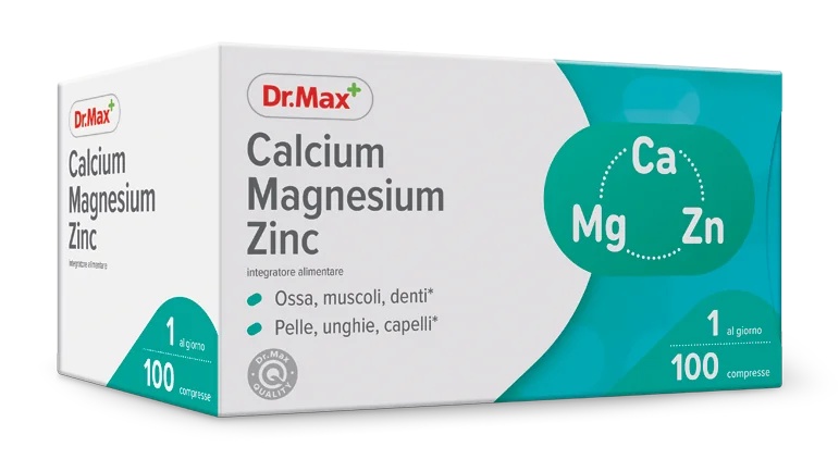 DR. MAX Dr. Max Calcium Magnesium Zink 100 tabletten Magnesium en zink