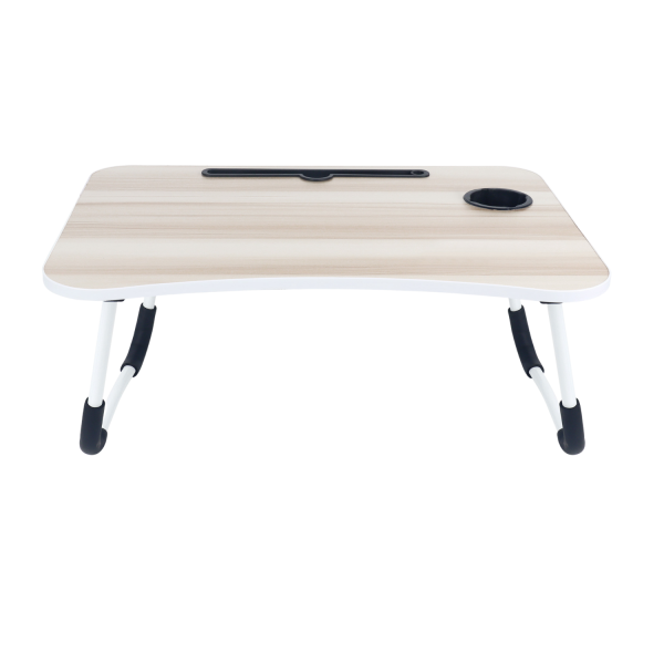 Stolik pod laptop składany 59.5x39.5x25 cm orzech włoski