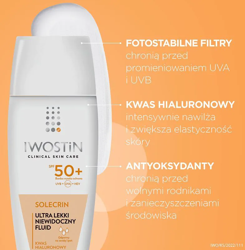 Iwostin Solecrin Ultra Lekki fluid do twarzy SPF50+
