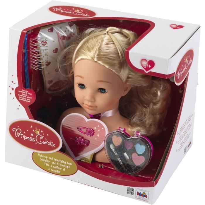 Styling- en make-uphoofd voor prinses Coralie Little Sophia met accessoires - KLEIN