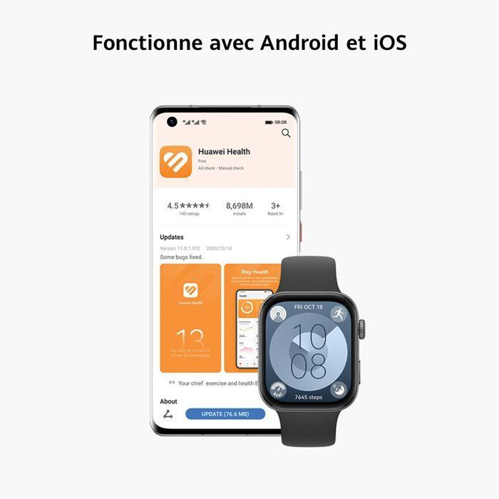 Smartwatch - Huawei - Watch Fit 3 - 1.82