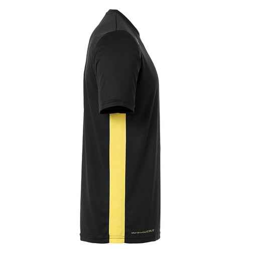  T-shirt Essential Mc Noir/Jaune Citron Uhlsport