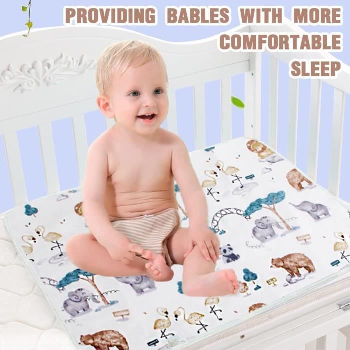 Matelas à Langer pour Bébé, Matelas à langer pour jeunes enfants Tapis Imperméable,Lavable à Langer Matelas à Langer Ultra Absorbant