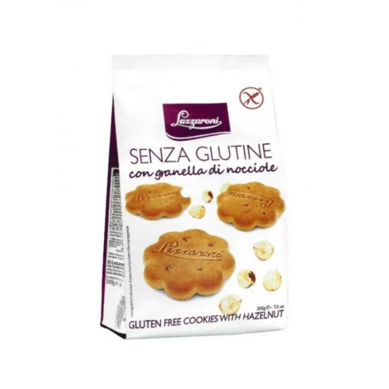 LAZZARONI Galletas Granella Nocc 200g Producto para celíacos