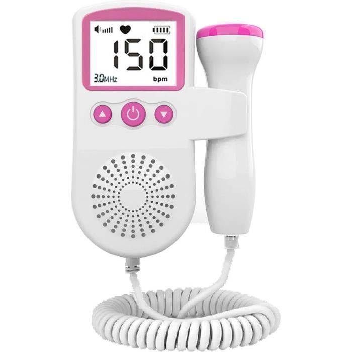 Fetal Doppler - 3.0 MHz Doppler - New Version - Pink