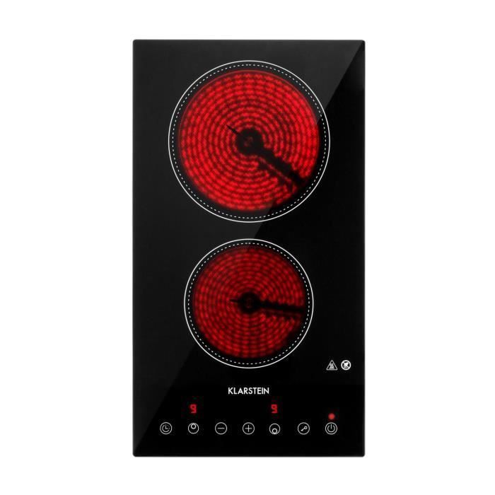 Placa vitrocerámica doble Klarstein VariCook Domino - Temperatura regulable en 9 niveles - 3000 W máx.