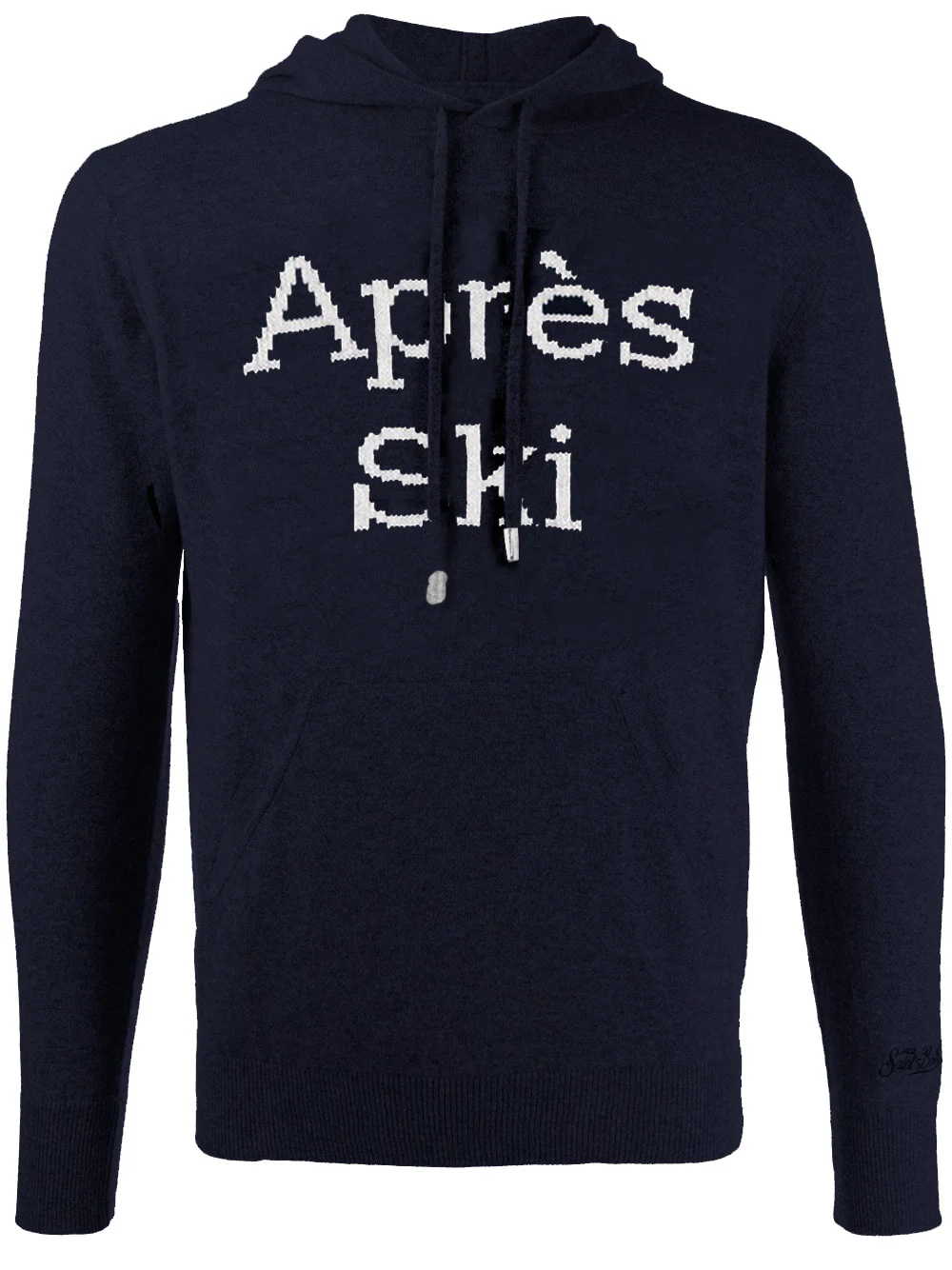 Herren-Après-Ski-Kapuzenpullover mit Stickerei