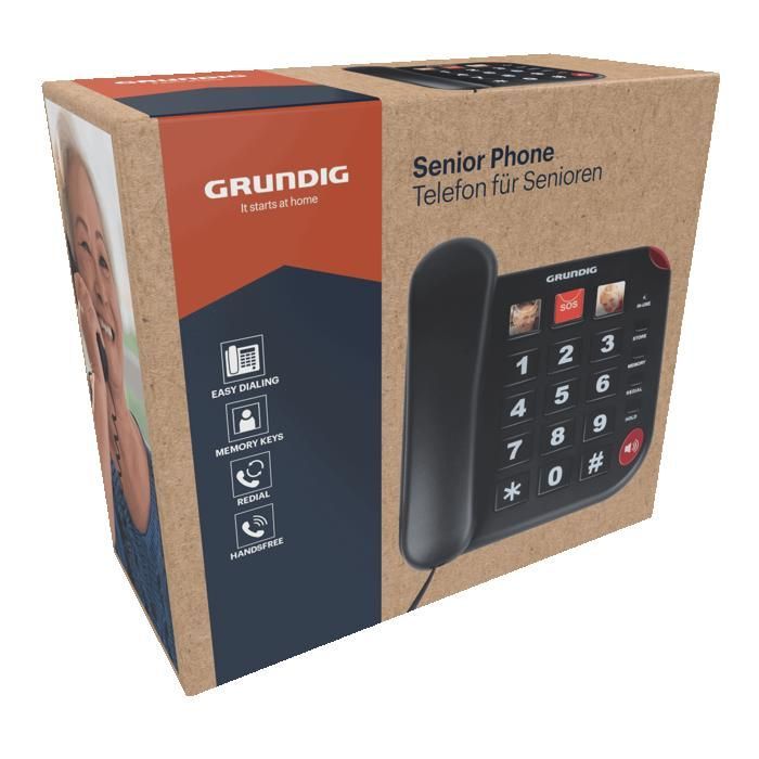 Telefono Grundig Senior con tasti grandi