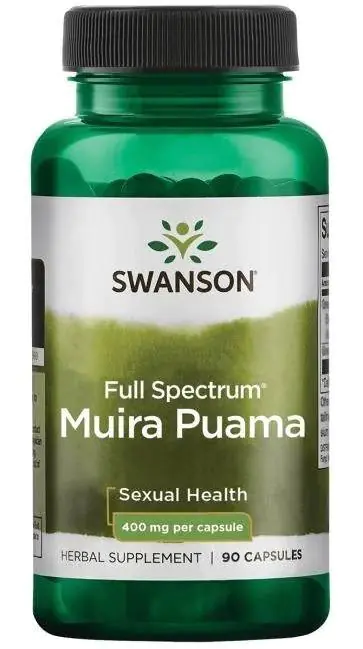 Swanson FS Muira Puama 400 mg Kapsułki