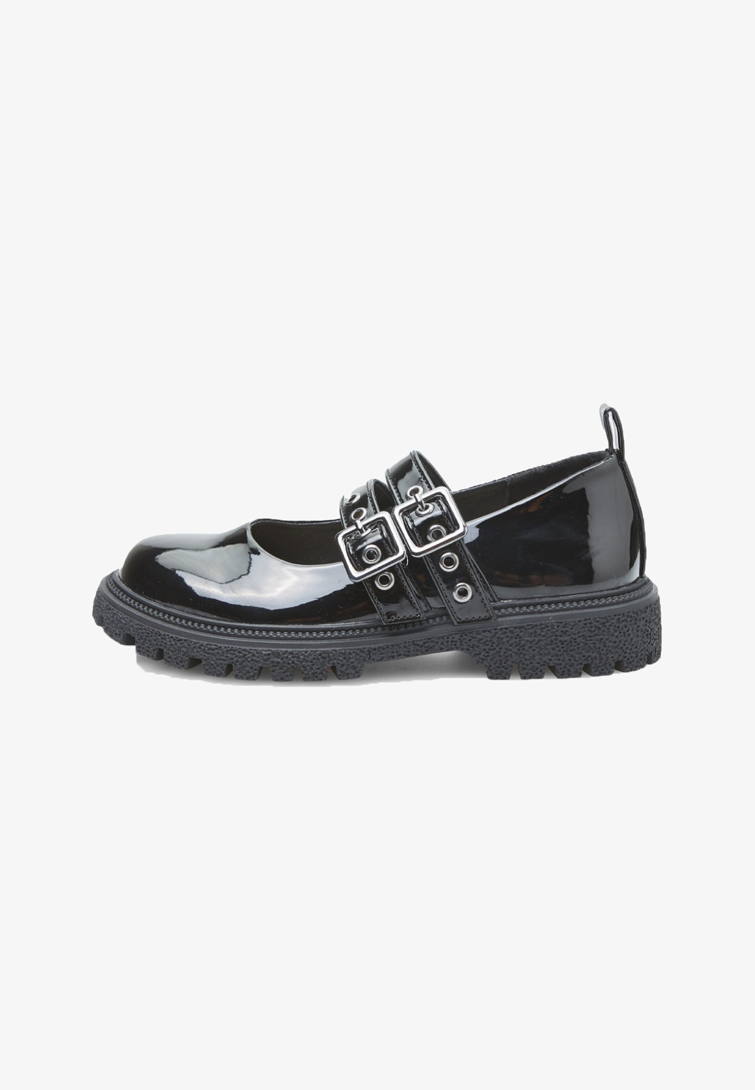 Bata Ballerinas mit Knöchelriemen – Schwarz