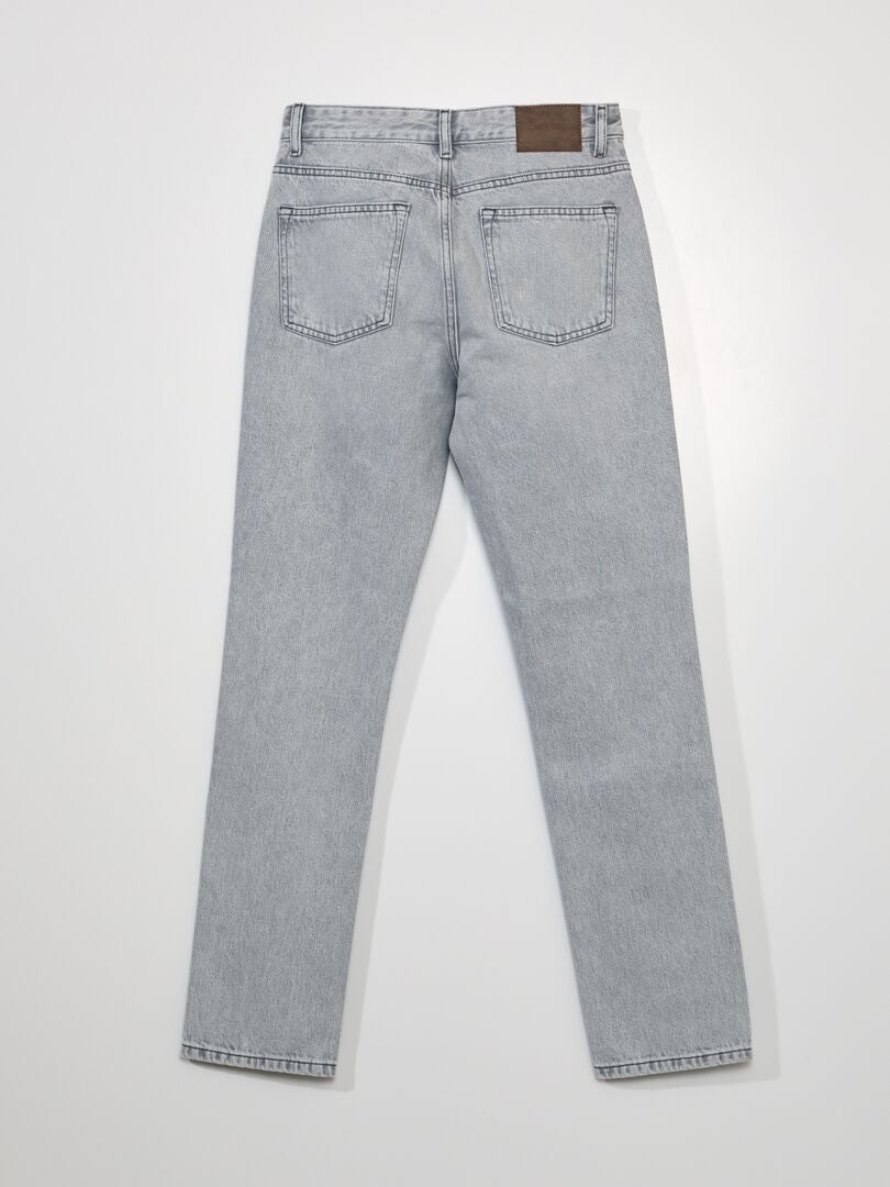 Rechte jeans - L32 - GRIJS