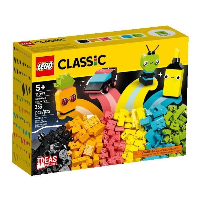 LEGO Classic 11027 Neon Creativo Divertente Regali Giocattoli Collezionabili 5+