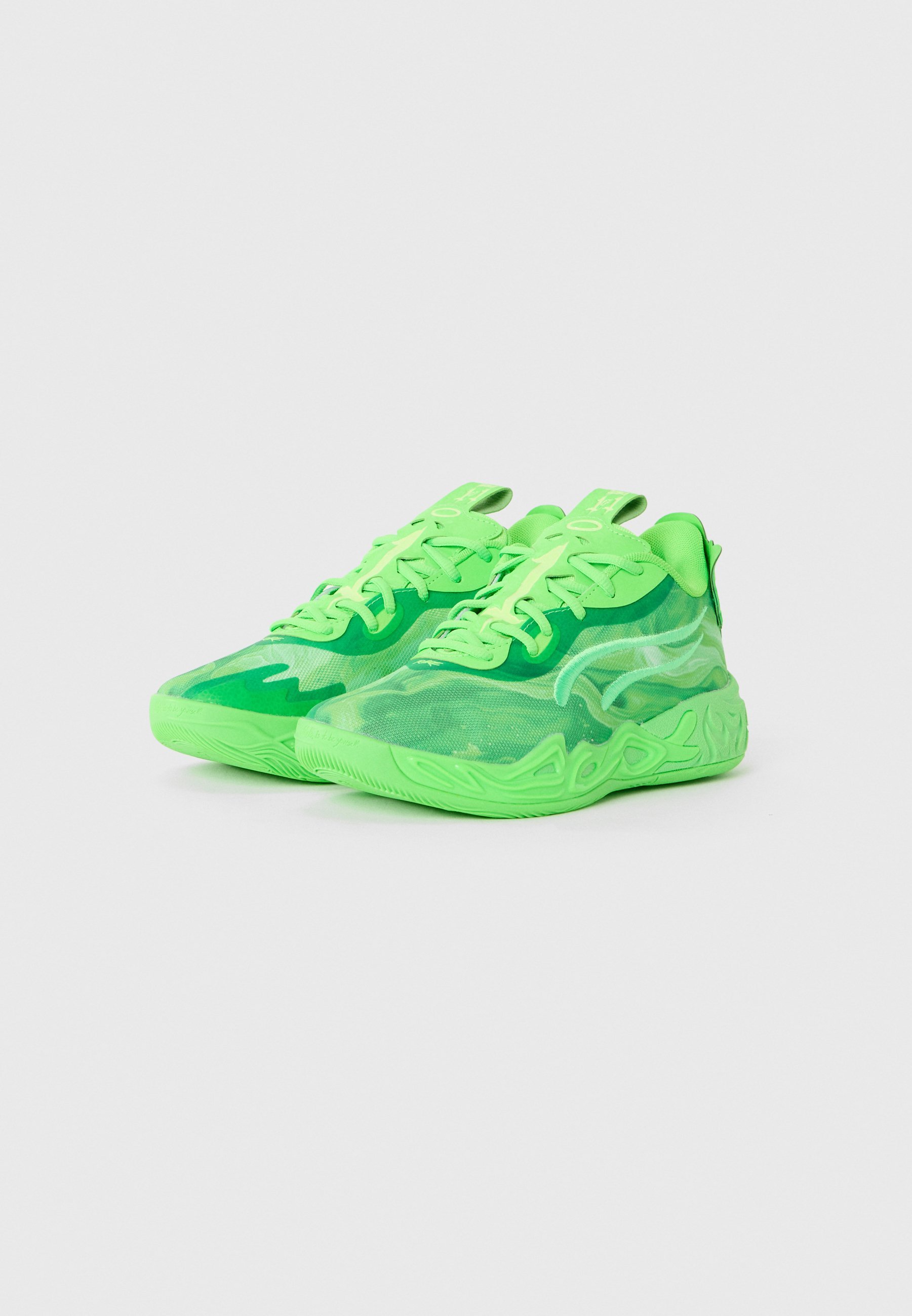 Puma UNISEX - Basketballsko - grønn gjenskinn/brusende lys