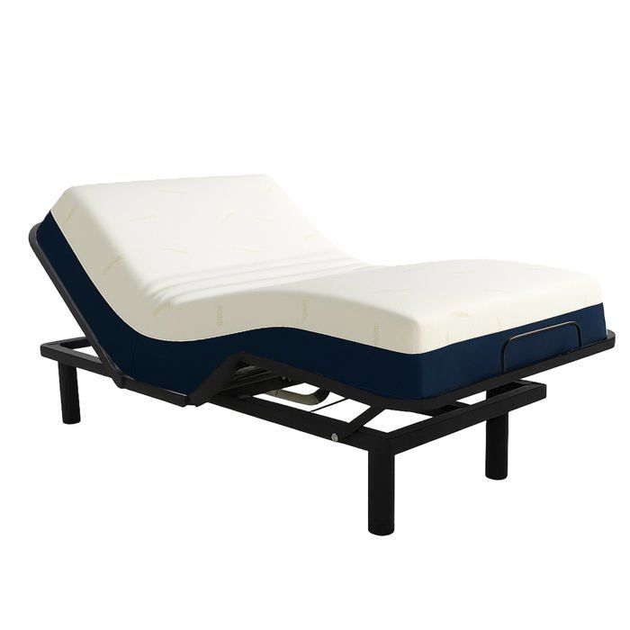 Conjunto de cama eléctrica Orthoflex y colchón de relajación de 100x200 cm.