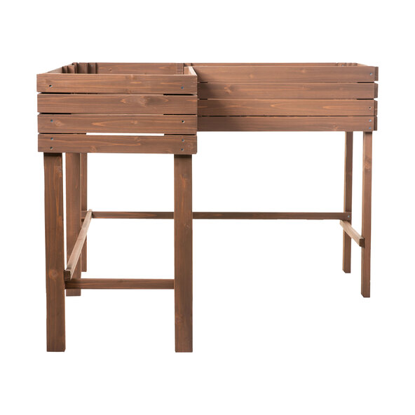 Corner raised bed