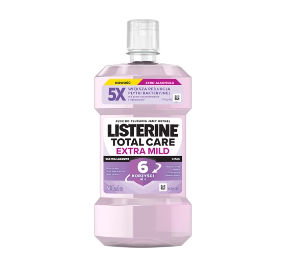 Listerine Total Care Extra Mild płyn do płukania jamy ustnej 500ml