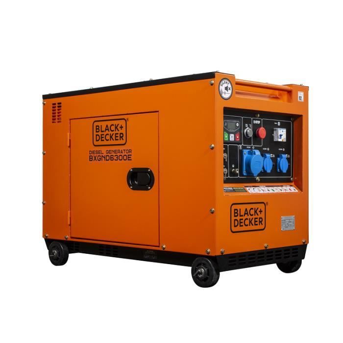 Generator - BLACK + DECKER - BXGND6300E - 6300W - Diesel - Single Phase