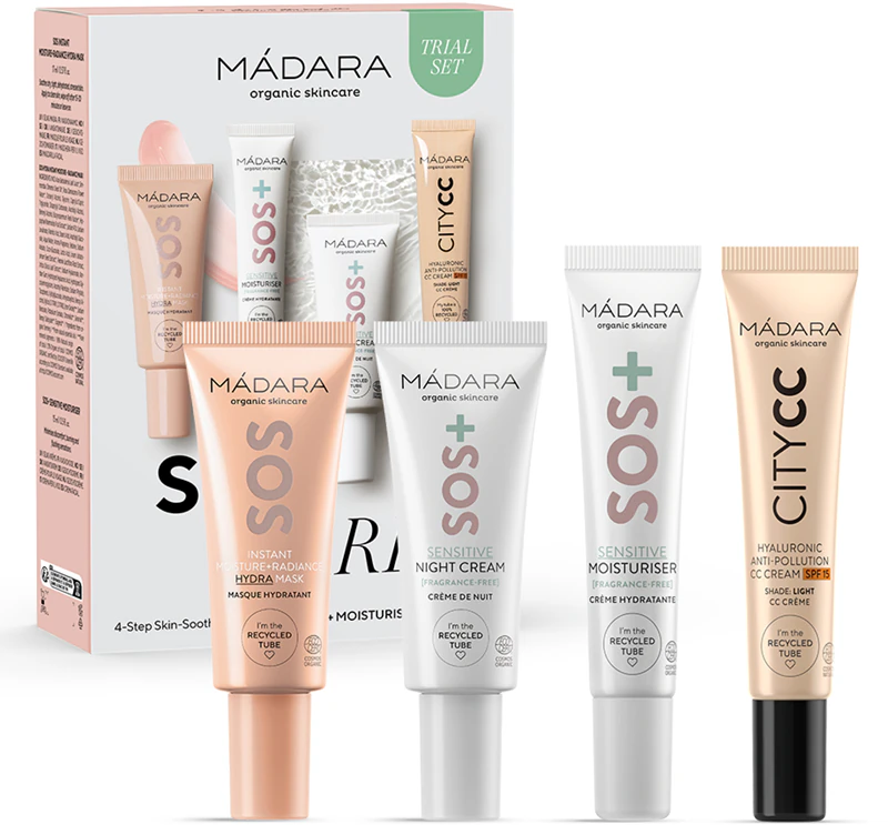 Kit de Presente Facial MÁDARA SOS Care Light