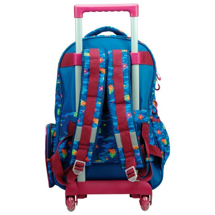 Mochila escolar grande con ruedas, modelo Vaiana Disney, 46 cm.