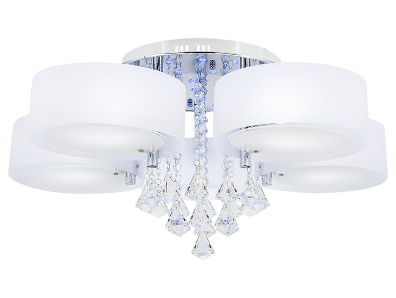 Lampa sufitowa Antila 5-punktowa z pioltem biała