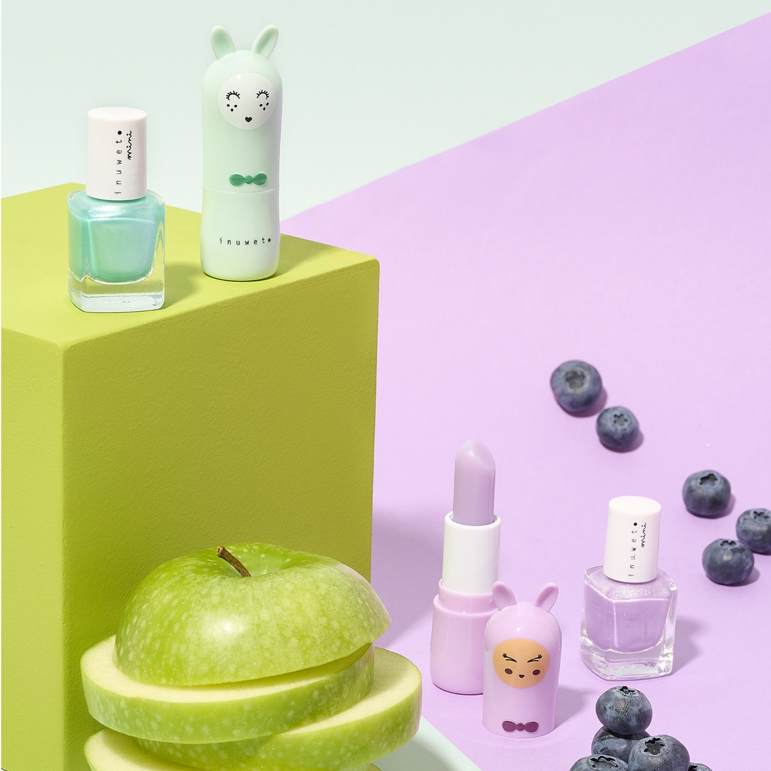 Inuwet Duo Aqua : Baume & Vernis à l'eau parfum pomme