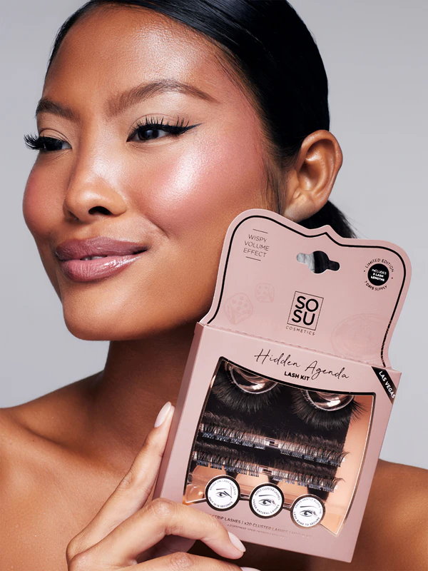 Kit de cílios postiços SOSU Cosmetics Hidden Agenda Lash Kit