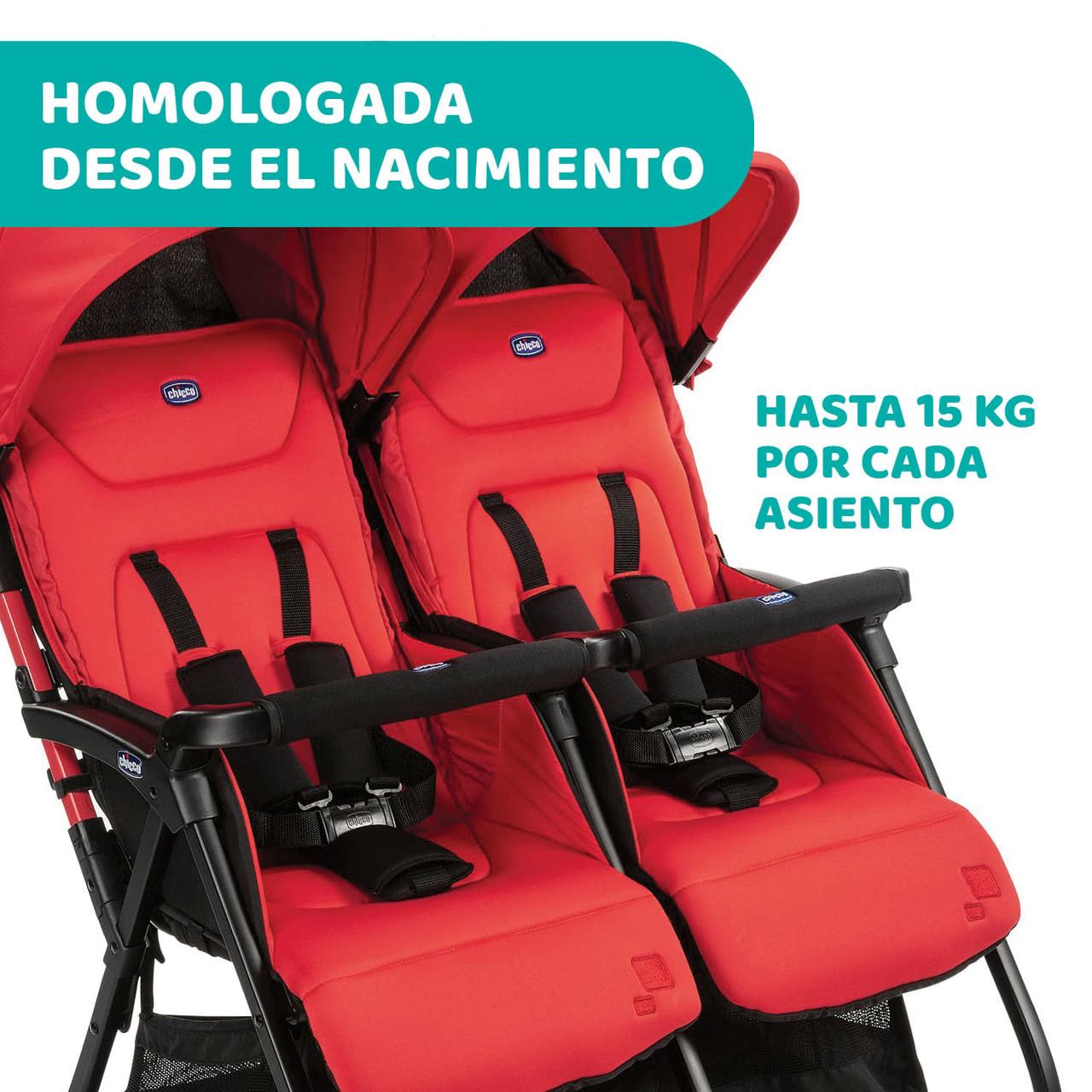 Ohlalà Twin Silla de Paseo gemelar
