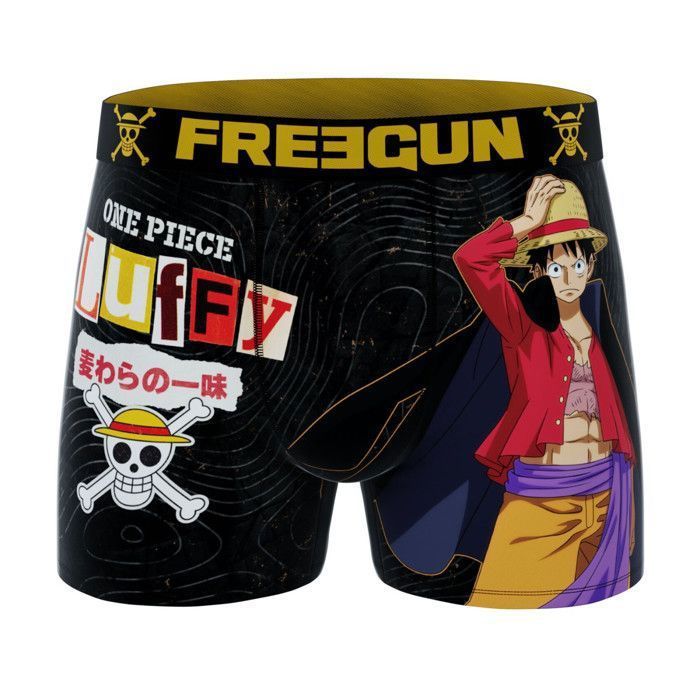 Boxer da ragazzo Freegun ONE PIECE - Viola (confezione da 5)