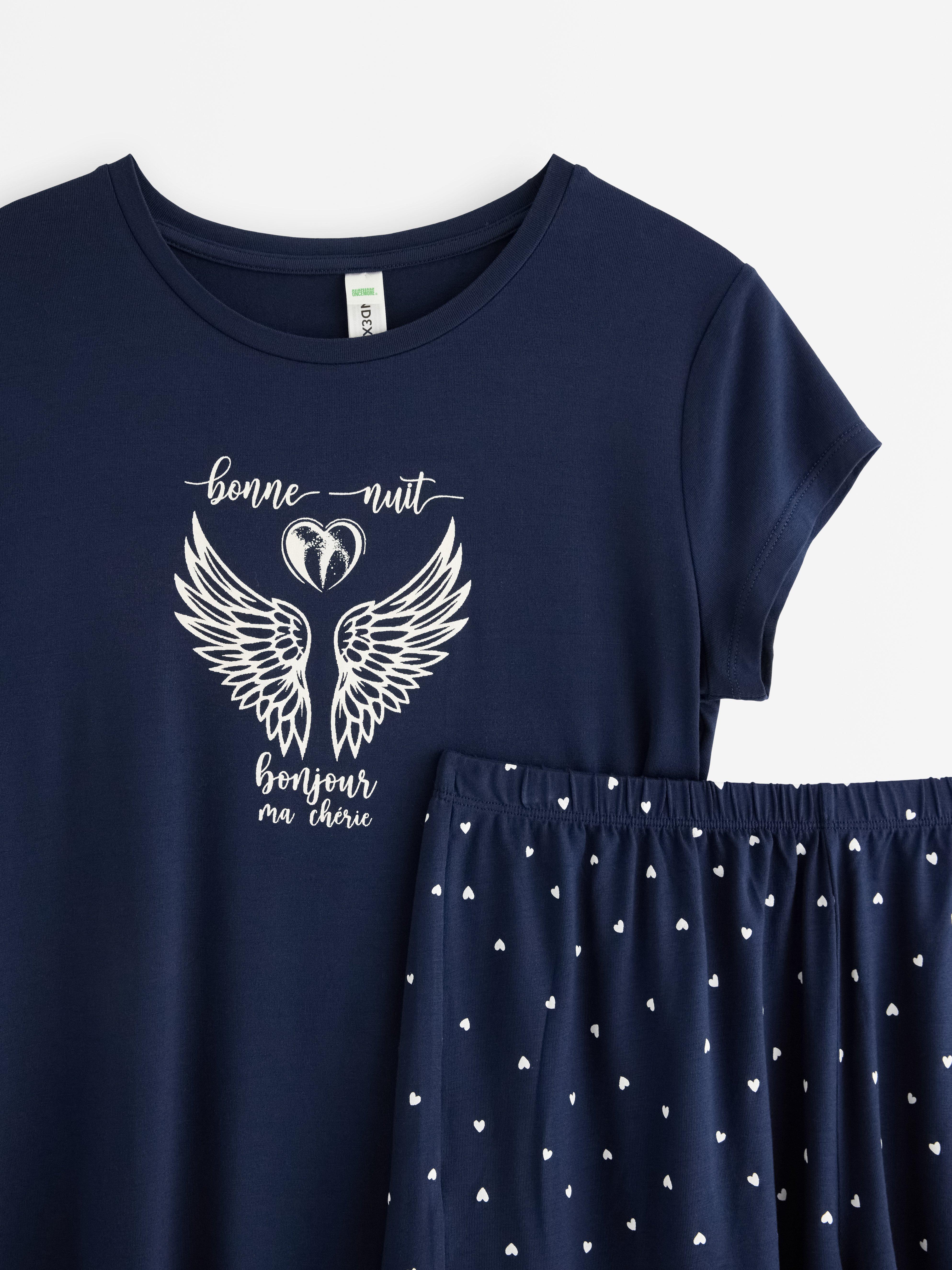 Pijamaset bleumarin