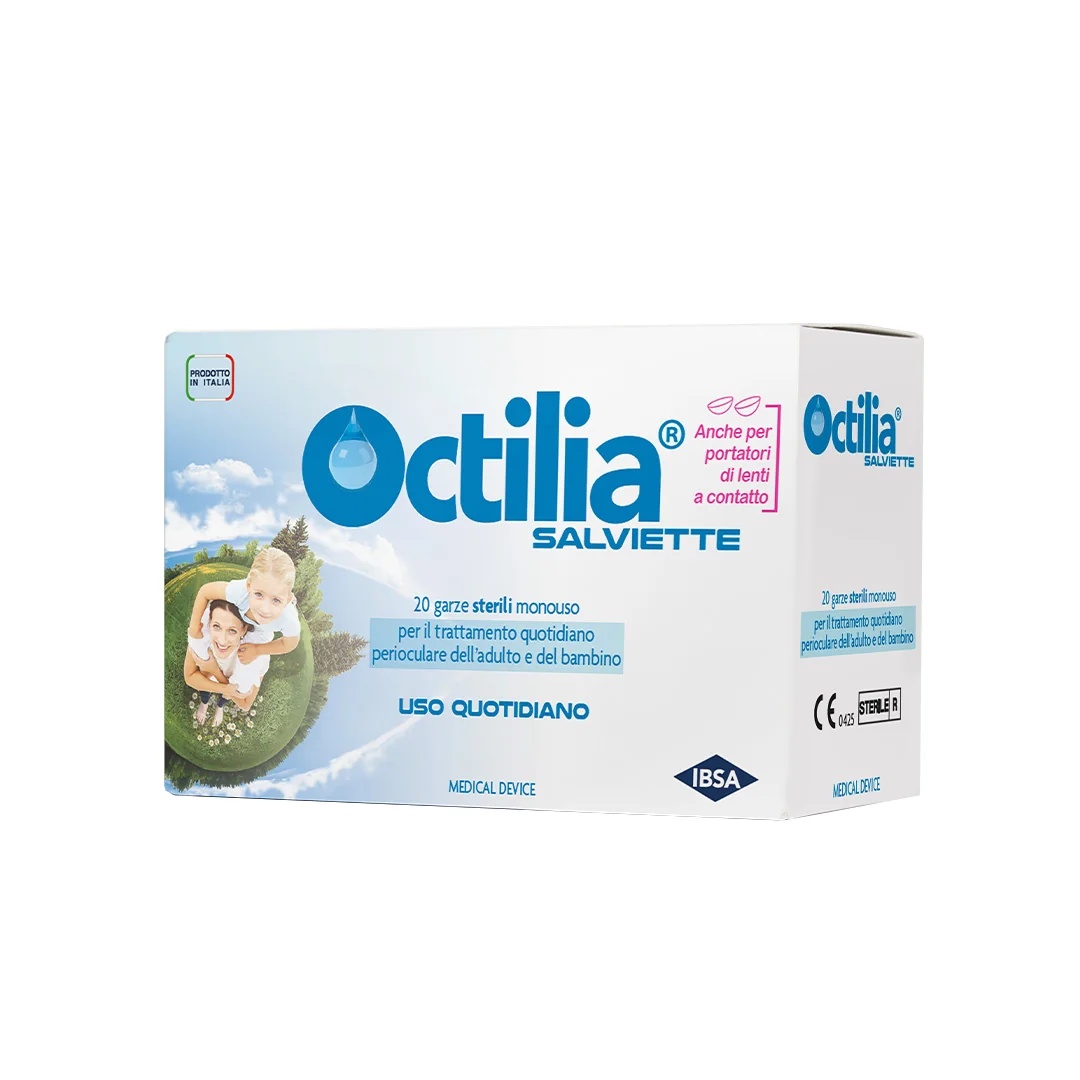 OCTILIA Toallitas perioculares Octilia Higiene ocular 20 unidades Higiene periocular