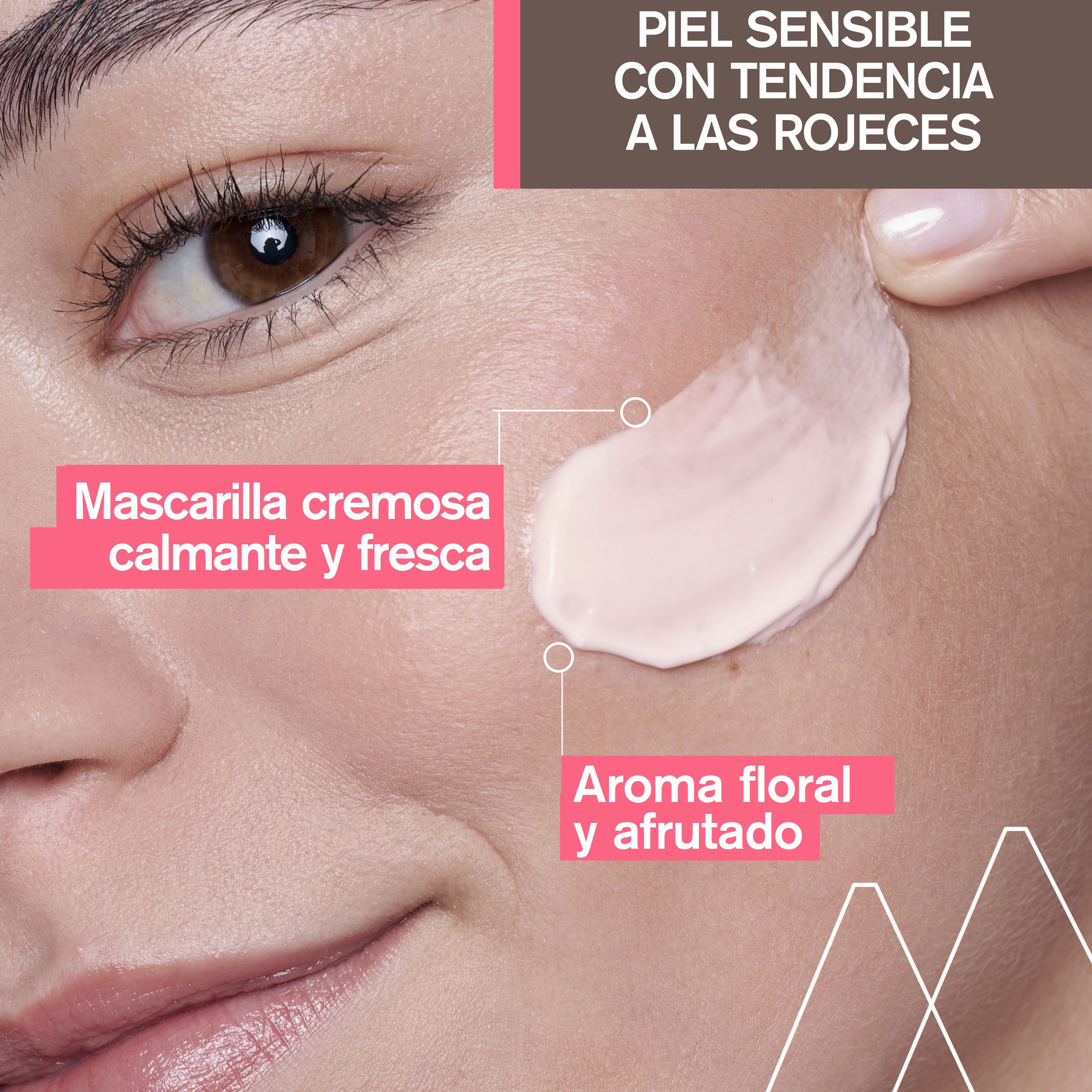 Roséliane maska proti rdečici Maske za obraz