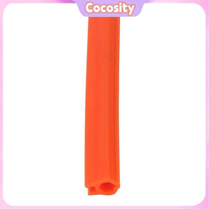 Soporte de goma antideslizante para púas de guitarra y bajo, color naranja, para micrófono o atril.