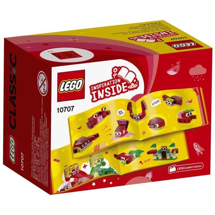 LEGO® Classic 10707 Boîte de Construction rouge