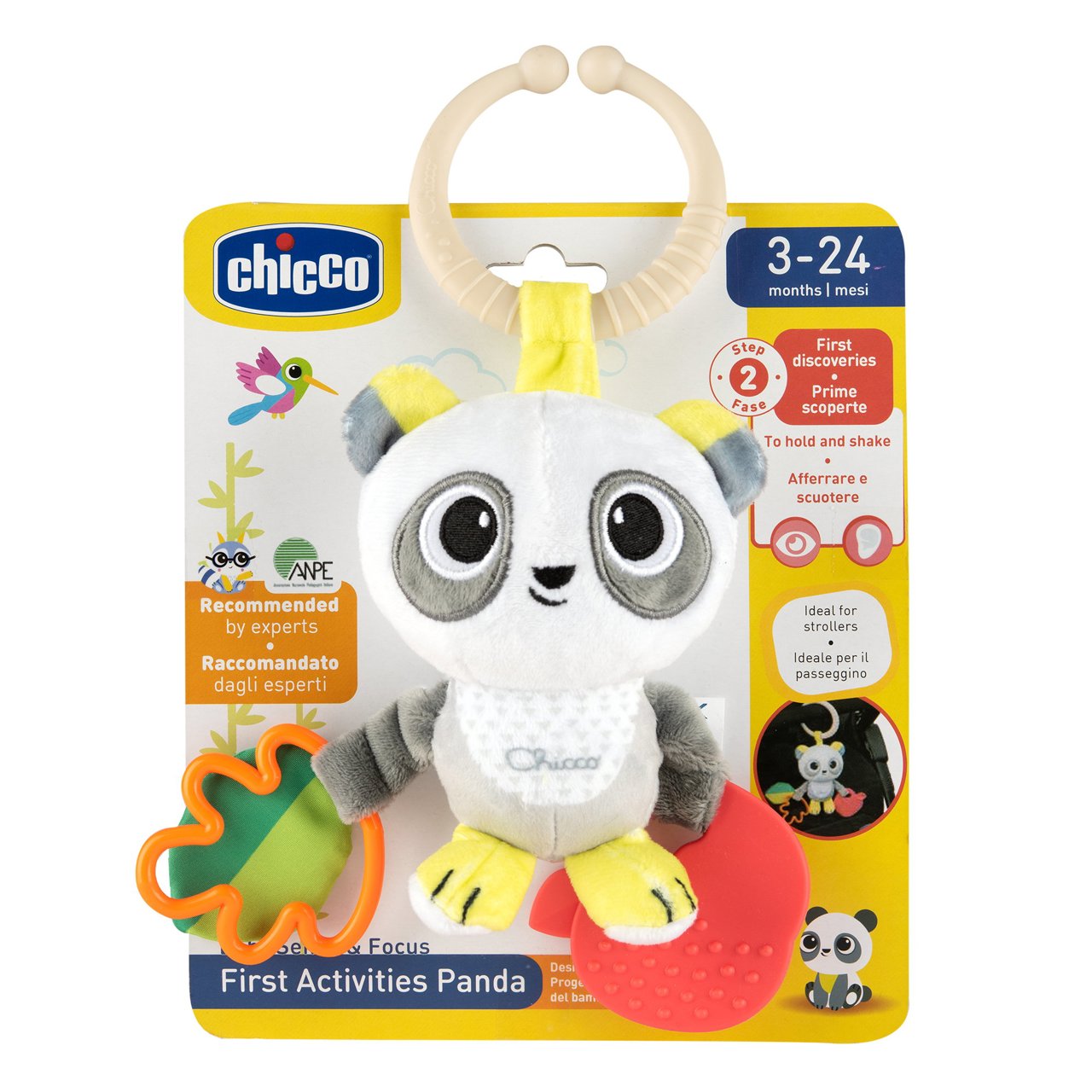 Panda csörgő első tevékenységek