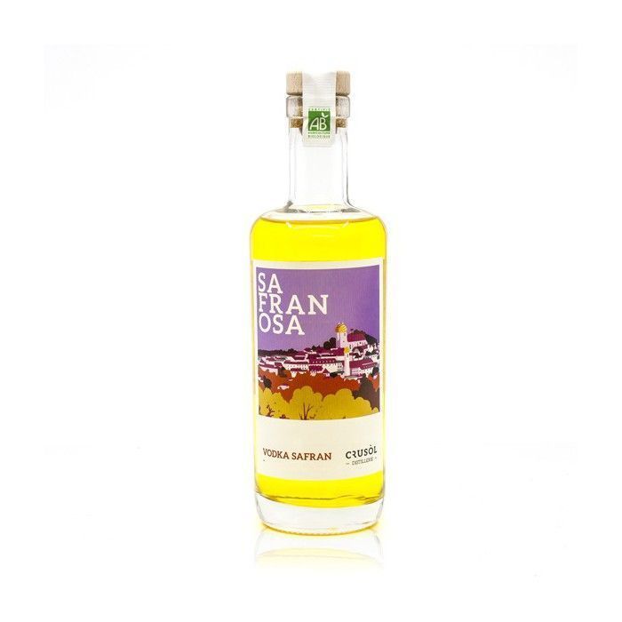 Vodka Safranosa Destilería Crusòl 42° ECOLÓGICO 50cl