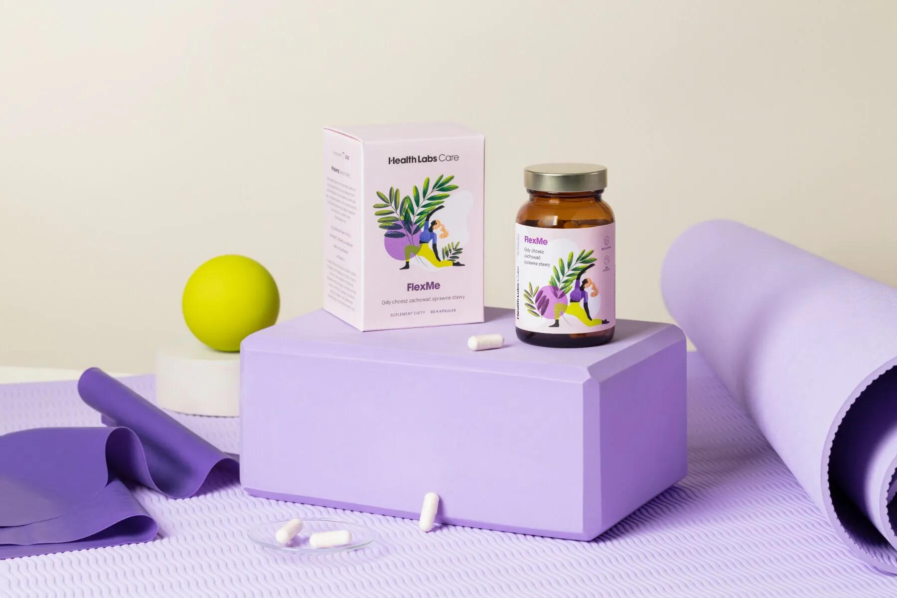 Health Labs FlexMe, Preparat na wzmocnienie stawów, Kapsułki