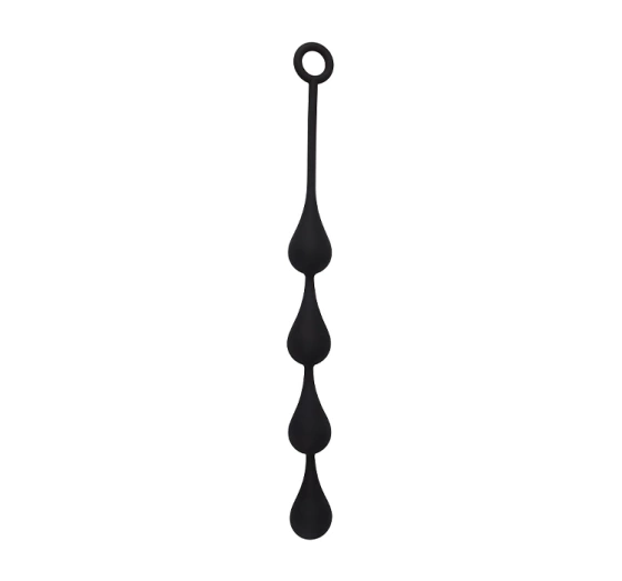 Chisa Novelties Black Mont koraliki analne penetrator M