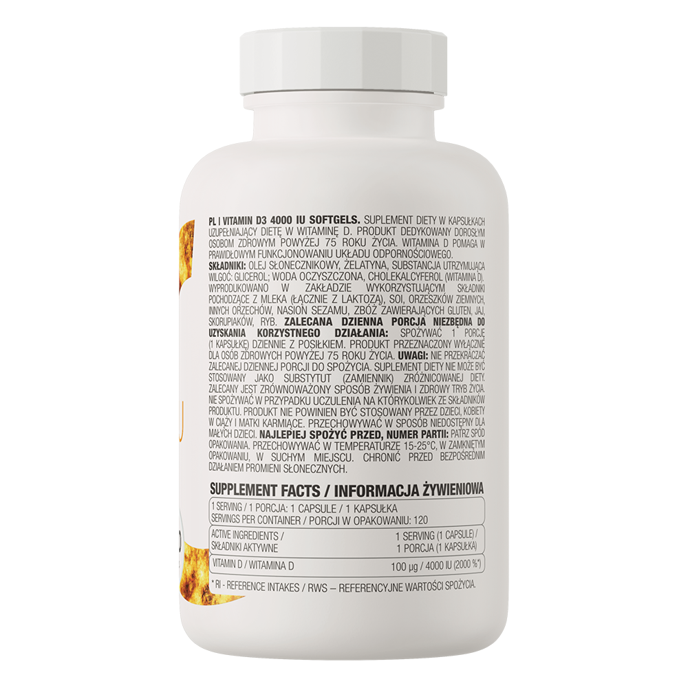 OstroVit Vitamina D3 4000 UI