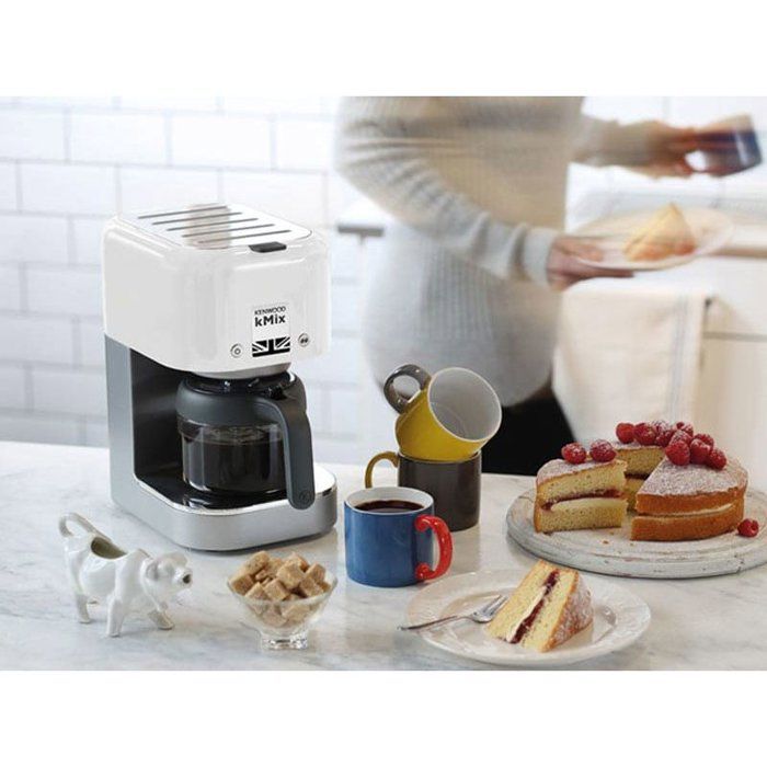 kMix Filter Coffee Maker - KENWOOD - COX750WH - 1200 W - White - 8 cups - Aroma selector