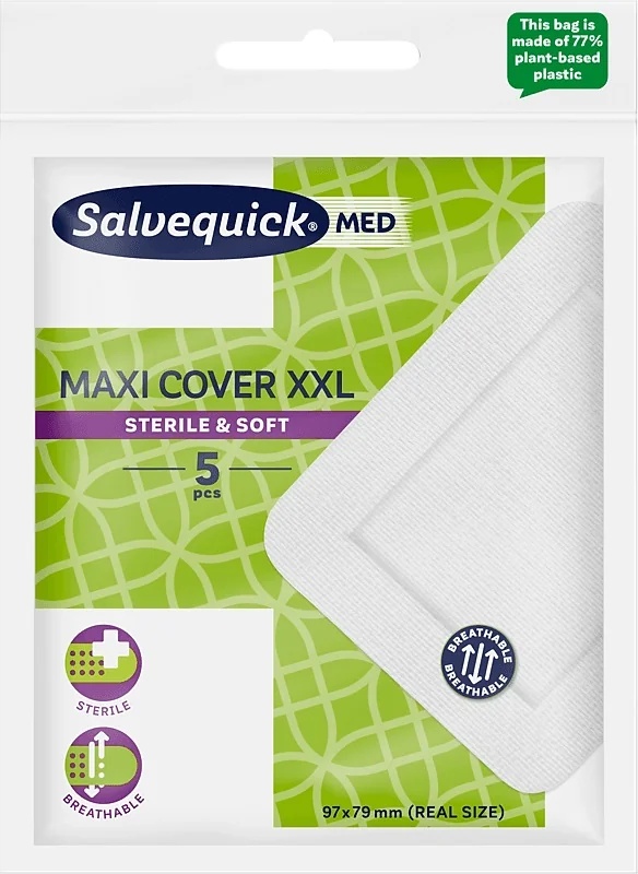 SALVELOX Heftkompressen Salvelox XXL 5 Stück Pflaster