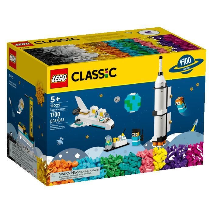 LEGO Classic 11022 La mission spatiale Cadeaux Jouets Objets de collection 5+